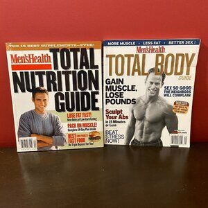 ⭐4 FOR $20⭐ Men's Health Total Nutrition and Total Body Guides